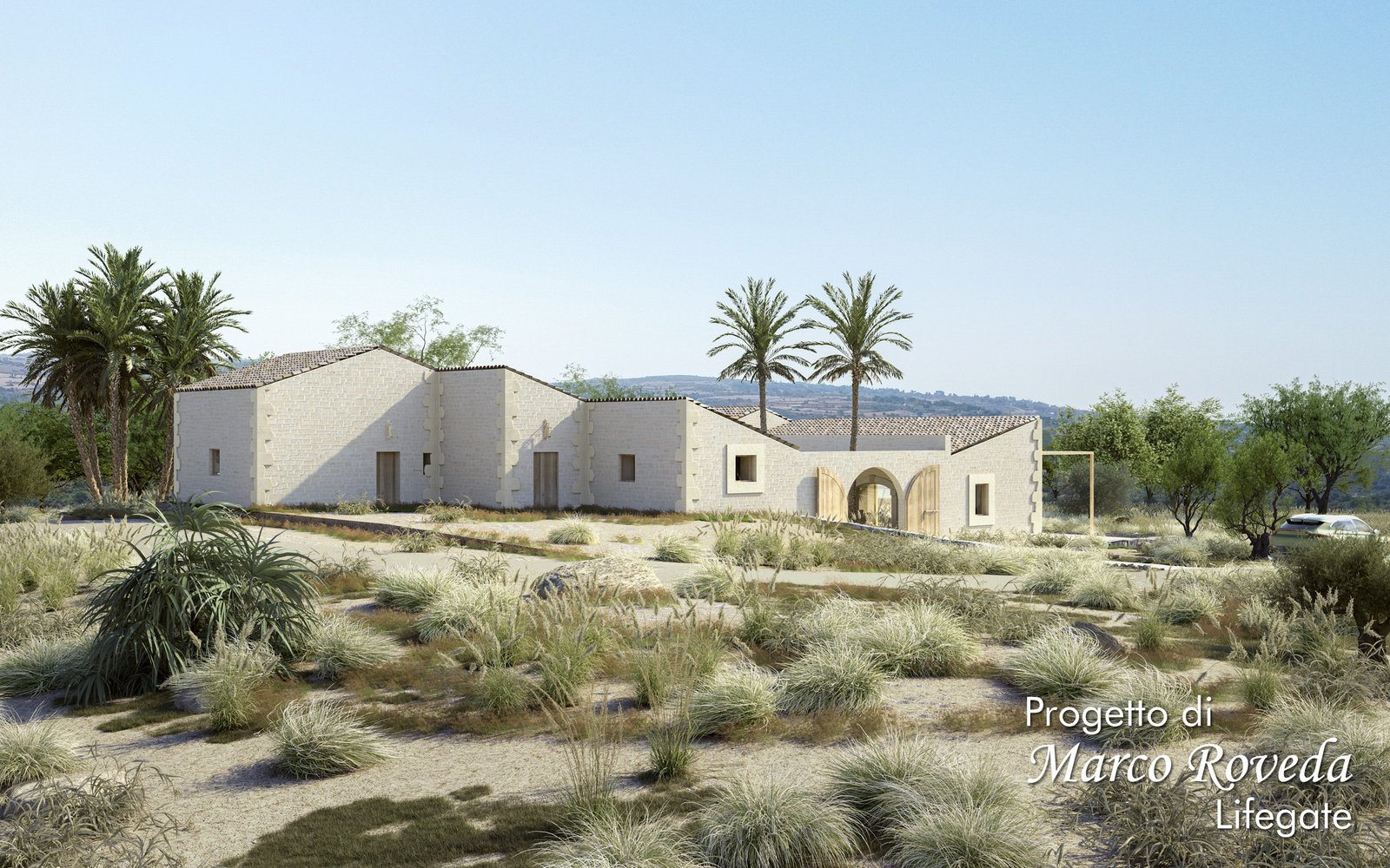 Concept illustrativo per destinazione ricettiva boutique hotel